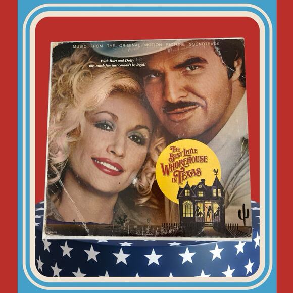 THE BEST LITTLE WHOREHOUSE IN TEXAS SOUNDTRACK DOLLY PARTON BURT REYNOLDS - Picture 1 of 8